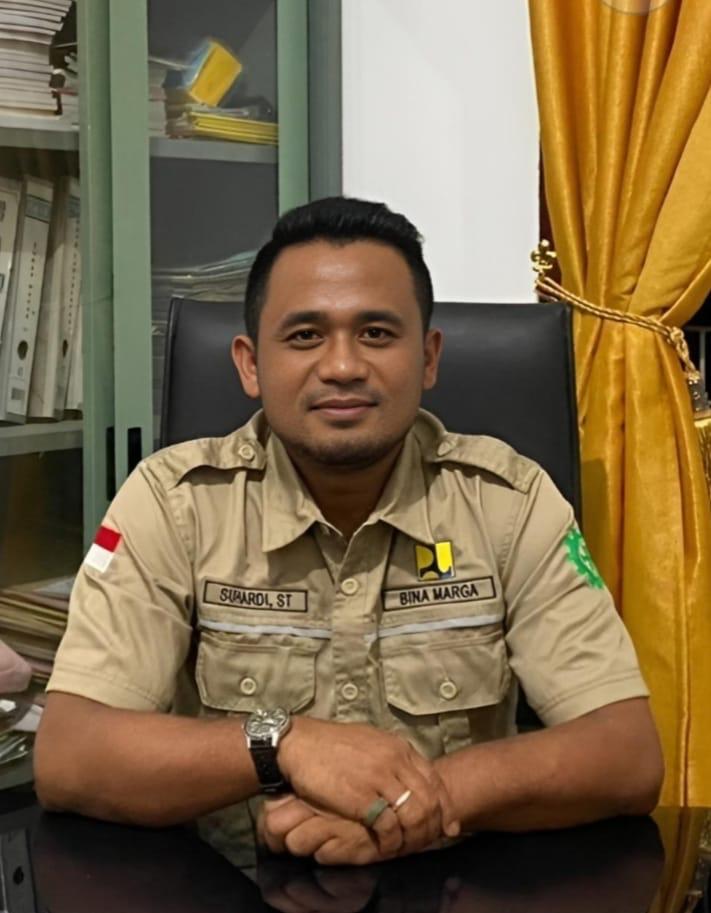 Kepala Bidang Bina Marga PUPR Gayo Lues, Suhardi ST | doc | inset |