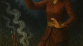 Gambar ilustrasi menari dibawah purnama | doc | inset |