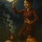 Gambar ilustrasi menari dibawah purnama | doc | inset |