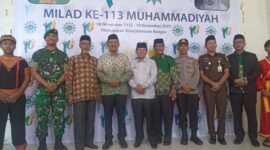 Bupati dan Wakil Bupati Gayo Lues bersama Porkofimda dan Pengurus PD Muhammadiyah pada acara Milad 113 di Balai Musara Blangkejeren, Selasa (18/11/2025) | doc | inset |