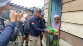Fhoto: Beras yang disubsidi oleh relawan dari PolPP dan personel Brimob Gayo Lues