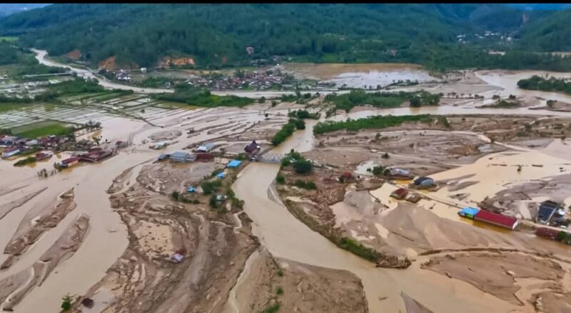 Lahan persawahan kecamatan Dabun Gelang