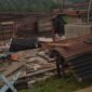 Khawatir Banjir susulan, warga bongkar rumah |doc|Noviel|