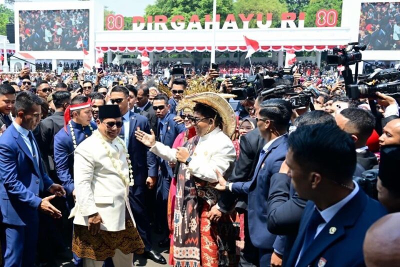Presiden RI Prabowo Subianto di Istana Merdeka Jakarta, Minggu (17/8) |doc|setpres|