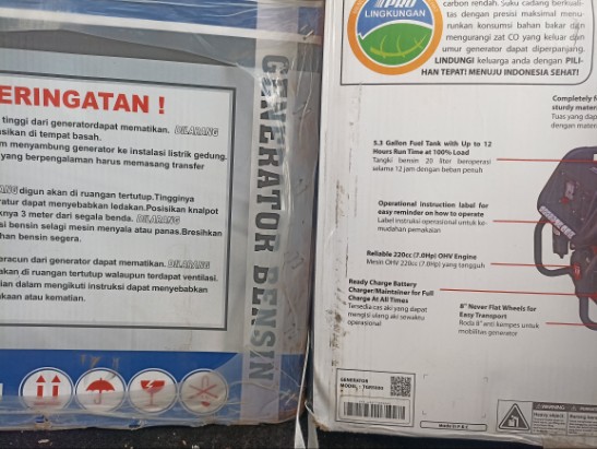 Peralatan penerangan bantuan BNPB ke wilayah terdampak 