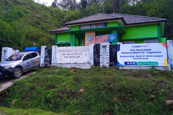Posko Pelayanan Bencana Kemanusiaan MDMC Kampung Ketukah |doc|Muhammadiyah|