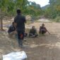 Warga yang mengaku perataan tapak telah mereka kerjakan selama 15 hari secara swadaya tanpa pamrih, Kamis (12/2).