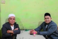 Kepala SMA Muhamadiyah Gayo Lues, Marjuan SPd MPd Gr bersama Jurnalis Insetgalusnews Ibrahim Aceh, Bemung 16 Pebruari 2026
