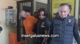 Tersangka FA (31) diamankan di Mapolres Galus |fhoto\Ist|